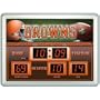 NFL Cleveland Browns 14x19 Inch ScoreBoard-Clock-Thermometer