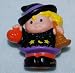 Fisher Price Little People Halloween Witch (Black Outfit holding Pumpkin and Broom)