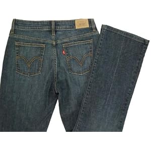 Levi's Petite Jeans, 515 Boot Cut Antique Wash