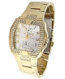 * NEW GUESS WOMEN WATCH * U13545L1 * Gold Prism *