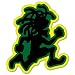 Bob Marley Rastaman reggae car bumper sticker 4