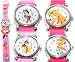 Beautiful Girls Pink Princess Fashion Band Wrist Watch ~ You Choose Your Princess (Ci...