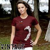 My U Virginia Tech Hokies Ladies Maroon Gigantor Vintage T-shirt