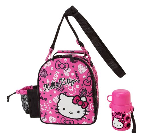 Hello Kitty Lunch Bag With Bottle: Squiggle