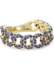 Phillips Frankel "Vibrant Affair" Sapphire Chain Link Ring