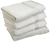 Superior Egyptian Cotton  4 Piece Bath Towel Set, Grey