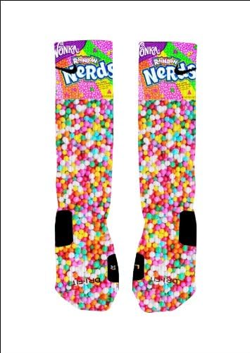 Nerds Candy Custom Nike Elite Socks