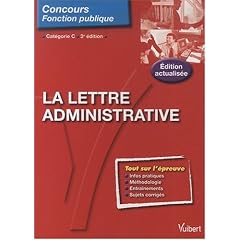 La lettre administrative