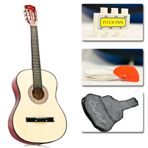 Natural Acoustic Guitar w/ Accessories Combo Kit Beginners