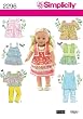 sewing patterns dolls clothes