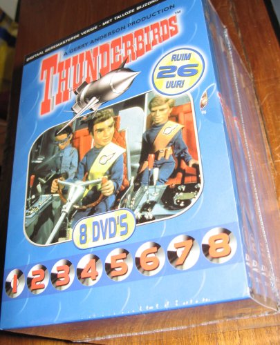 THUNDERBIRDS - Complete collection of 32 episodes incl extras - dig. remastered - 8 disc DVD Box set