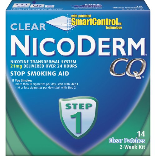 Nicoderm CQ Step 1 Clear Patch 14-pk.