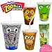 【ZOOPALS】ズーパル　アニマルカップ＆リッド＆ストロー(コップ　フタ　ストローセット)アソート12枚入　PCV10026