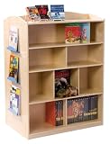 Guidecraft Double-Sided Bookcase