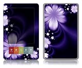 Bundle Monster Barnes & Noble Nook Ebook Vinyl Skin Cover Art Decal Sticker Protector Accessories - Purple Flower
