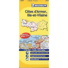 Cotes-d'Armor, Ille-et-Vilaine (Michelin Local Maps)