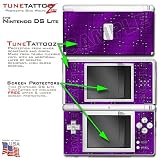 Nintendo DS Lite Aluminum Panels Purple Tune Tattoo Skin Kit by TuneTattoozTM