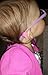 Pink Stay Puts, Removeable Rubber Ear Lock for Kids or Adult Glasses