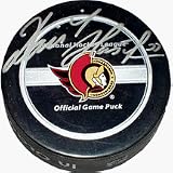 Dominik Hasek Autographed Ottawa Senators Official Game Model Puck