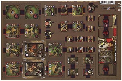 Heroes Of Normandie - Lord Lovat Punch-Board - DPG58012 -. Teufel Pig-Spiele by Devil Pig Games