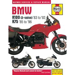 BMW K100(2-Valve)83 to 92 K7585 to 96 (Haynes Service & Repair Manuals)