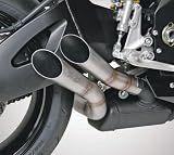 2007-2008 SUZUKI GSXR1000: JARDINE GP-1 STAINLESS STEEL SLIP-ON EXHAUST