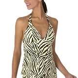 Mossimo Black: Zebra Tankini - Olive