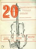 20 Progressive Violin Solos, with Piano Accompaniment, for Individual and Multiple Solo Players (E.L. 2149)