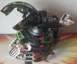 Bakugan Season 3 Darkus Black Phosphos Metal Chrome 650G (W/ DNA Code)