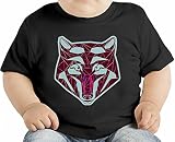 Psychedelic Wolf オーガニックベビーTシャツ 12 - 18 Months