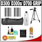 Zeikos MB-D10 Vertical Multi-Power Battery + 2 EN-EL3e Batteries + Tripod + ....