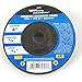 Forney 72307 Grinding Wheel, Type 27 Industrial Pro Metal with 5/8-Inch Arbor, ZA24R, 4-Inch-by-1/4-Inch by Forney
