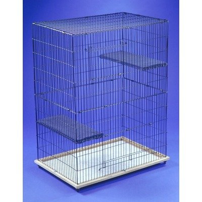 General Cage Cat Domain Crate w Wooden Base, 36