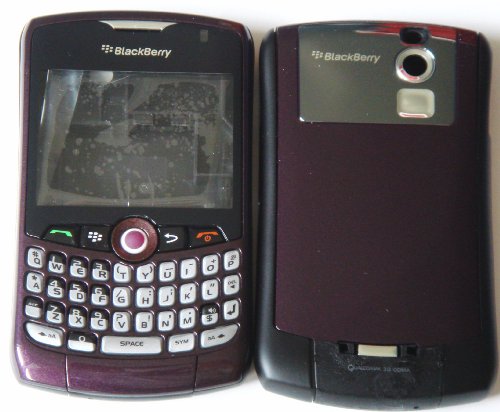 PURPLE FULL HOUSING FOR BLACKBERRY CURVE 8330