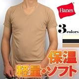 【30%OFF】Hanes【09FW】ウォームビズ保温/ソフトVネックTシャツ(51-709)