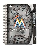 National Design Miami Marlins Deluxe Hardcover 5 x 7-Inches Notebook and Pen Set (12284-MTU)