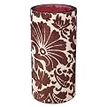 Flocked Candle - Purple (Large)