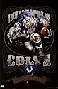 Indianapolis Colts (Mascot, Grinding It Out Since 1953) Sports Poster Print - 22" X 34"
