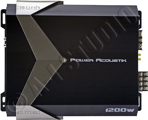 POWER ACOUSTIK GT4-1200 Gothic Four Channel Amplifier Plays Dual Stereo or 2 CH Bridged Mono