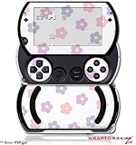 PSPgo Skin and Screen Protector Kit - Pastel Flowers fits Sony PSP go