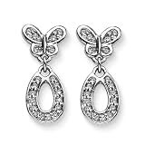 14K White Gold 1/3 ct. Diamond Fashion Earrings