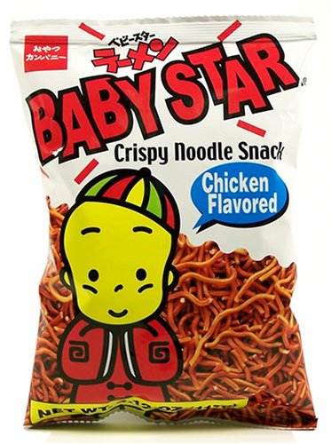 Baby Star Crispy Noodle Snack Chicken Flavor by BaStar
