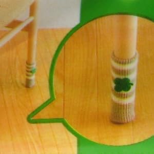 Clover Striped Chair Leg Socks