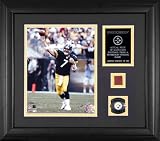 Ben Roethlisberger Pittsburgh Steelers Framed 8x10 Photograph with Game Used 2005 Football