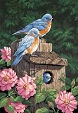 Dimensions Needlecrafts Paintworks Paint By Number, Garden Bluebirds