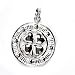 Silver Cubic Zirconia Four Leaf Clover Pendants, Size: 17mm