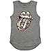 Rolling Stones Women's Floral Tongue Womens Tank Heather
