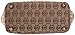 MICHAEL Michael Kors Jet Set Monogram Signature Jacquard Tote,Beige/Black/Mocha,one size