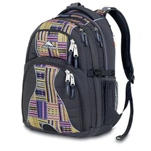 High Sierra Swerve Backpack, Mercury Basket Weave/Grey, 19x13x7.75-Inch