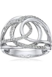 10k White Gold Diamond Ring (1/3cttw, I-J Color, I2-I3 Clarity), Size 7